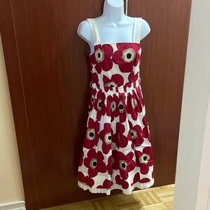 D&G Dress with Red and White Floral Design.Very good condition , worn 2 times.